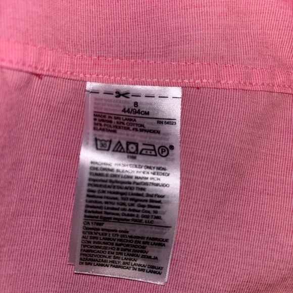 Banana Republic Button Down with Buttoned Cuffs Riley Tailored Fit Shirt Sz 8 - Picture 5 of 5